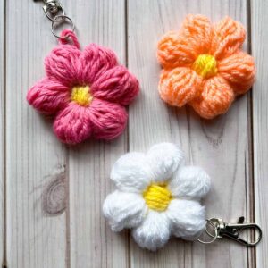 Knitting Keychain