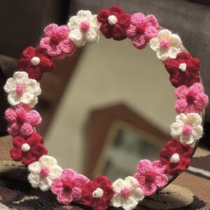 Knitting Round Wall Hanging