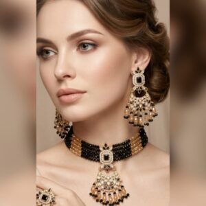 Luxury Black Choker Set