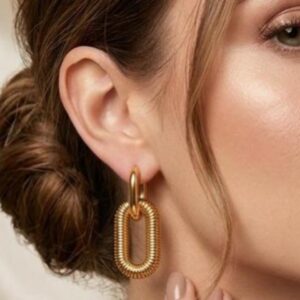 Hoop Chain Earrings