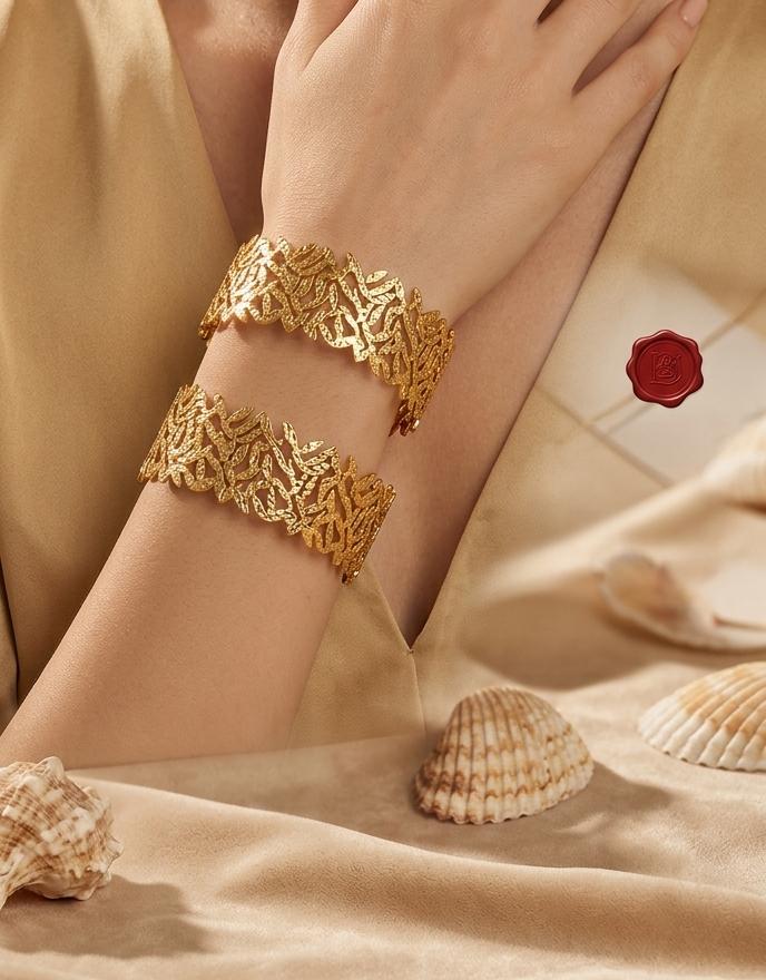 Majestic Gold Hand Cuff - Image 3