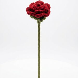 Knitting Rose Flower