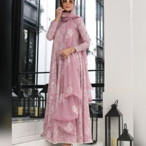 Full embroidered Lawn 3pcs suit- EC04