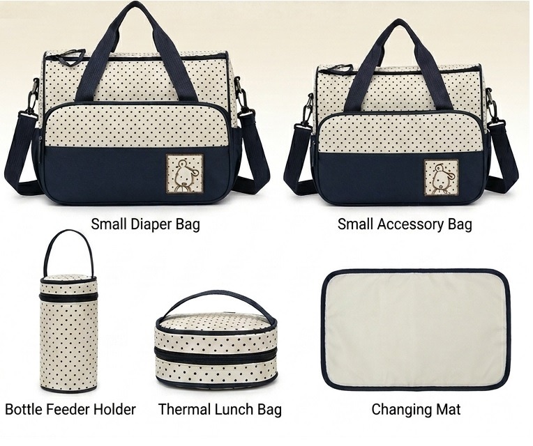 Set of 5 Piece baby bag - Image 2
